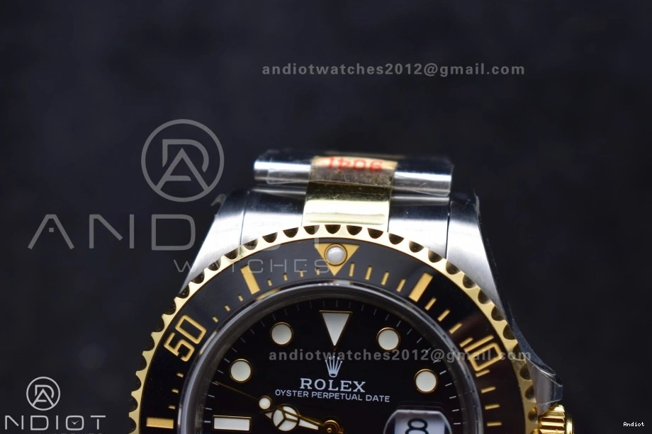 SS Sea-Dweller SS 126603 Best GMF Two on Tone Dial V3 Black YG Edition A2824 Bracelet YG 0211